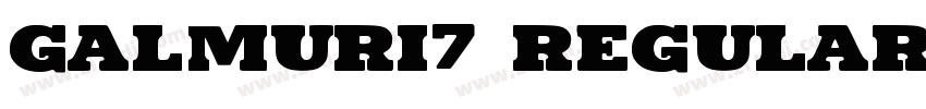 Galmuri7 Regular字体转换